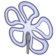 Large blue LED flower.png