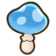 Blue mushroom decor.png