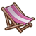 Pink folding beach chair.png