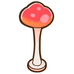 Tall Red Mushroom Floor Lamp.png